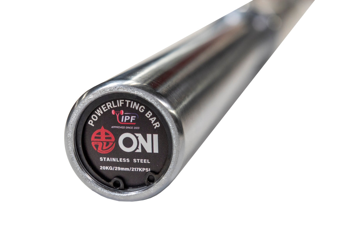 ONI Powerlifting Bar Stainless SUS630 IPF Approved – IRON ZONE