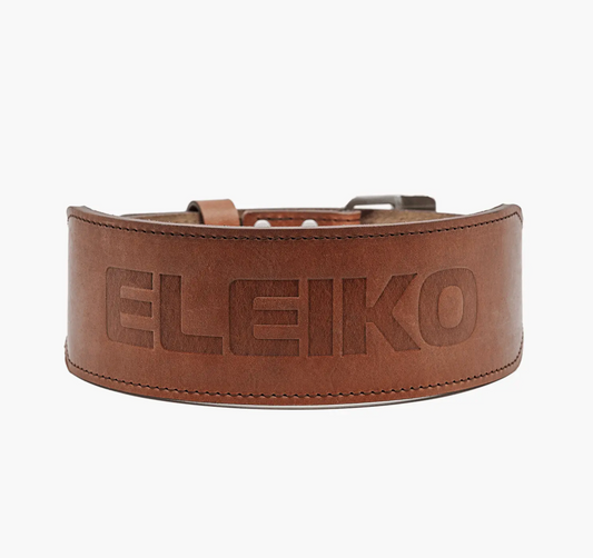 Eleiko Weightlifting Leather Belt, Brown