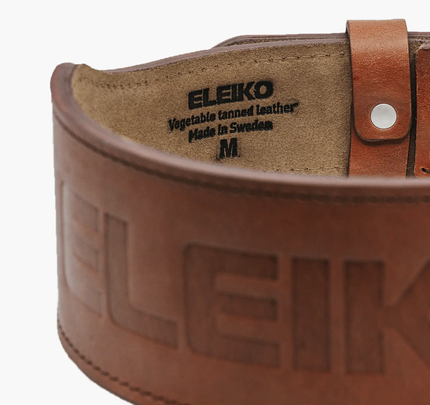 Eleiko Weightlifting Leather Belt, Brown
