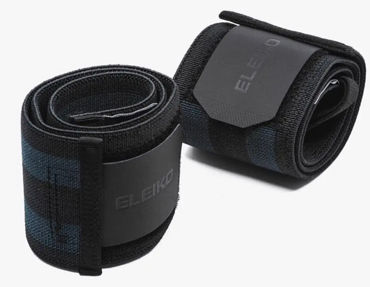 Eleiko Powerlifting Wrist Wraps, 70cm Strong Blue